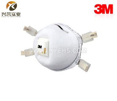 3M 8514 N95帶呼吸閥焊接用工業(yè)防塵口罩（可防護10倍職業(yè)接觸限值以內(nèi)的臭氧）